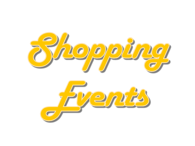 Shopping Events Section Header graphic