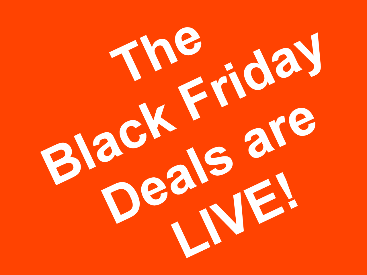 The Black Friday Deals Are Live Logo